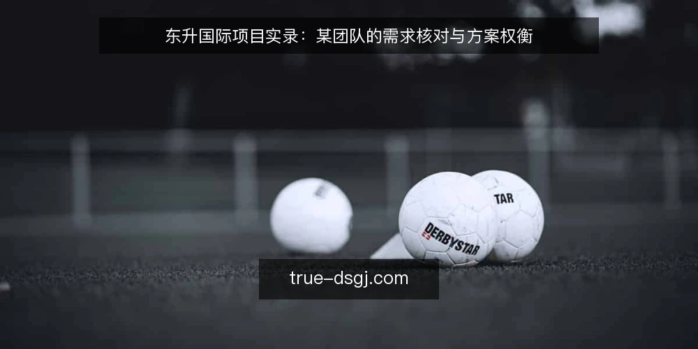 东升国际项目实录:某团队的需求核对与方案权衡 — 场景与约束:某团队在项目启动时的核对困境 配图