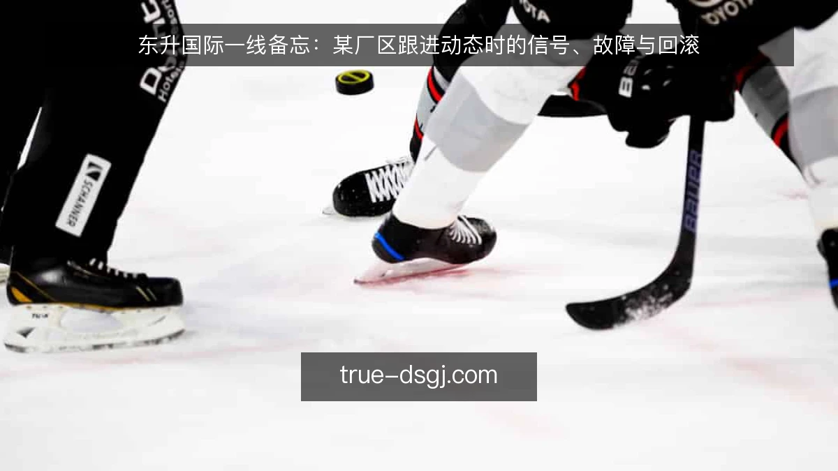 东升国际一线备忘：某厂区跟进动态时的信号、故障与回滚